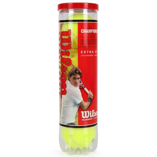 توپ تنیس ویلسون مدل Championship بسته 4 عددی، Wilson Championship Tennis Balls Pack Of 4