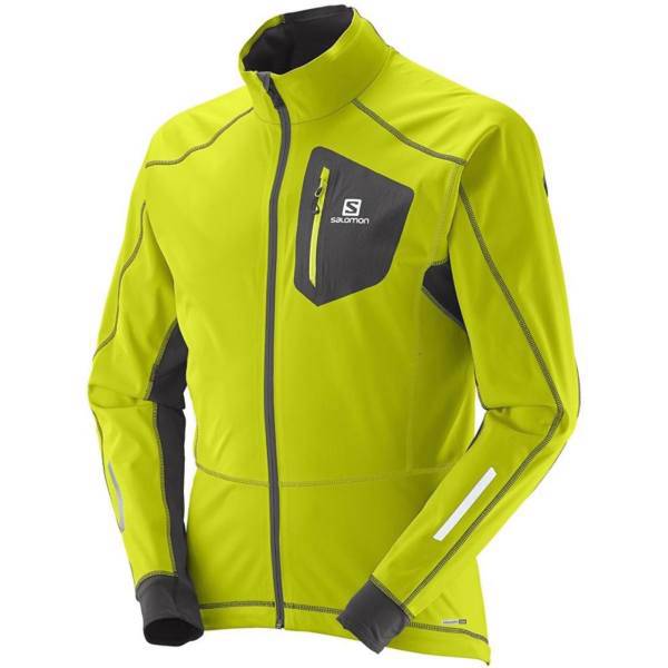 سویشرت مردانه سالومون مدل Equipe Softshell M Gecko، Salomon Equipe Softshell M Gecko Sweatshirt For Men