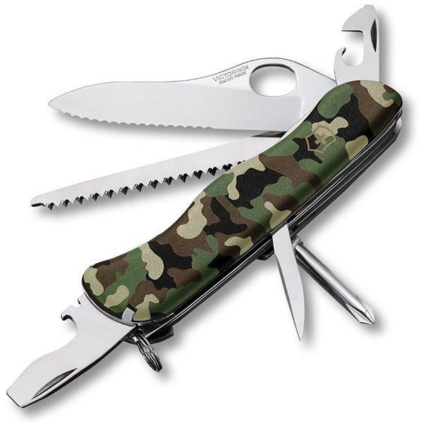 چاقوی ویکتورینوکس مدل Trailmaster One Hand Camouflage کد 08463MW3R2، Victorinox Trailmaster One Hand Camouflage 08463MW3R2 Knife