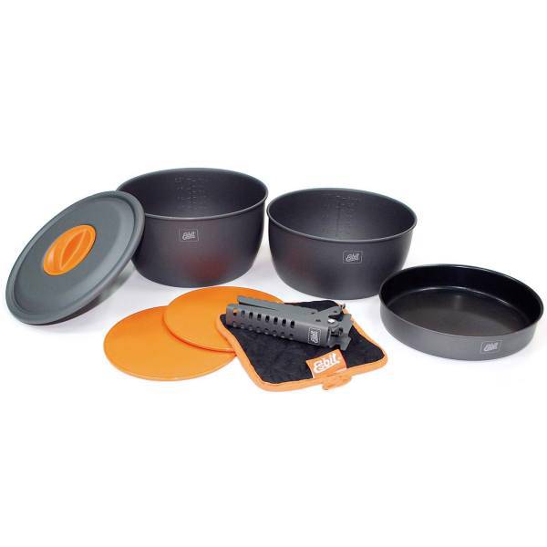 مجموعه ظروف سفری اشبیت مدل CW2500HA، Esbit CW2500HA Camping Tableware