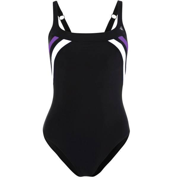 مایو زنانه آکوا اسفیر مدل Siena Black Purple White، Aqua Sphere Siena Black Purple White Swimsuit For Women