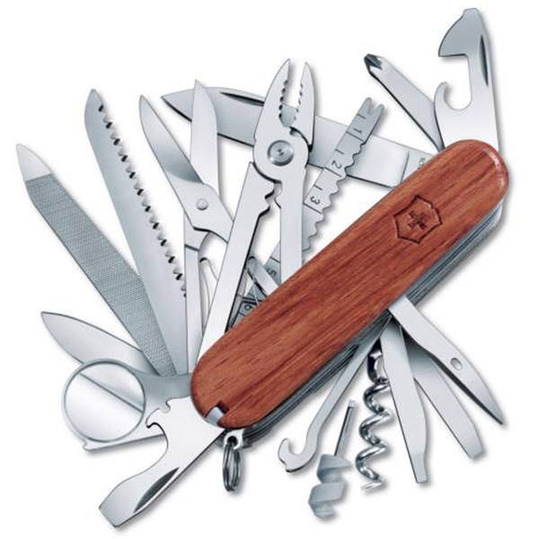 چاقوی ویکتورینوکس مدل Swiss Champ Hardwood کد 1679469، Victorinox Swiss Champ Hardwood 1679469 Knife