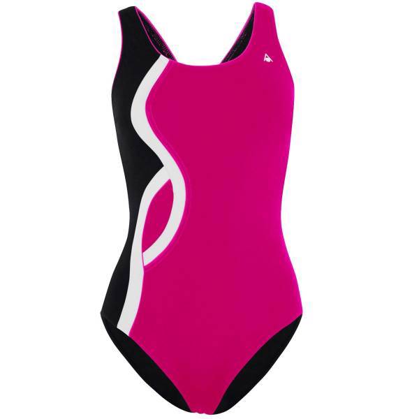 مایو زنانه آکوا اسفیر مدل Abby Dark Pink Black White، Aqua Sphere Abby Dark Pink Black White Swimsuit For Women