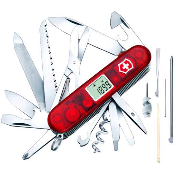 چاقوی ویکتورینوکس مدل Expedition-Kit Red Trans کد 18741AVT، Victorinox Expedition-Kit Red Trans 18741AVT Knife