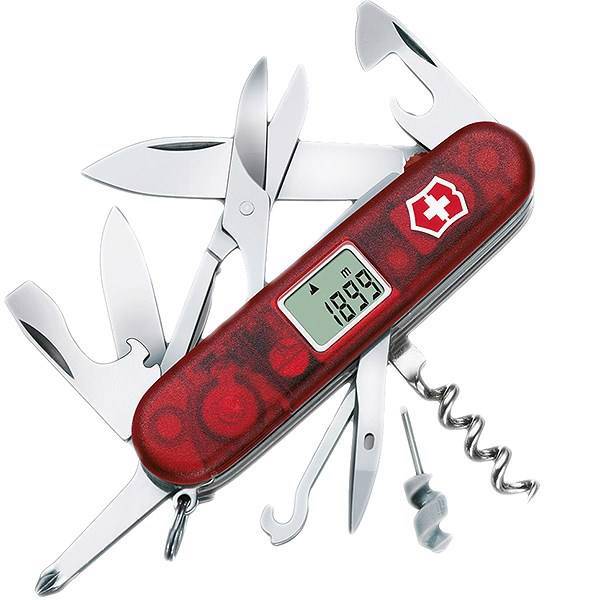 چاقوی ویکتورینوکس مدل Traveller Lite Red Trans کد17905AVT، Victorinox Traveller Lite Red Trans 17905AVT Knife