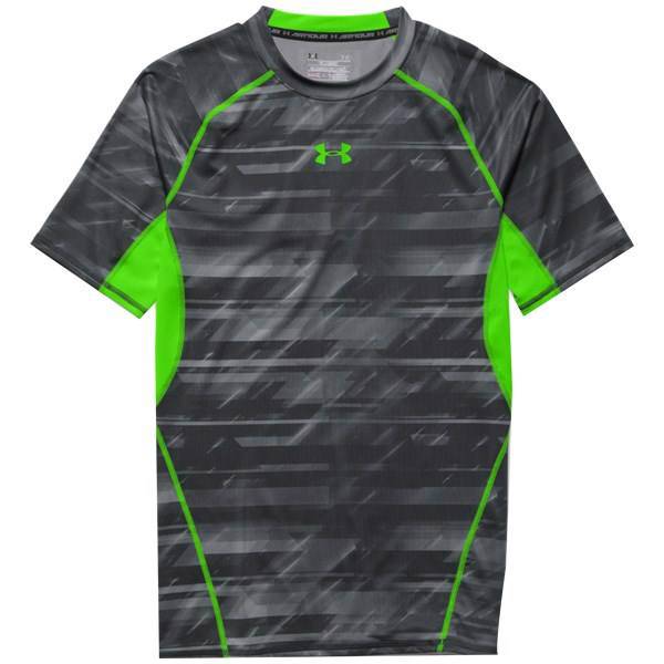 تی شرت مردانه آندر آرمور مدل UA Heatgear Printed Compression، Under Armour UA Heatgear Printed Compression For Men T-Shirt