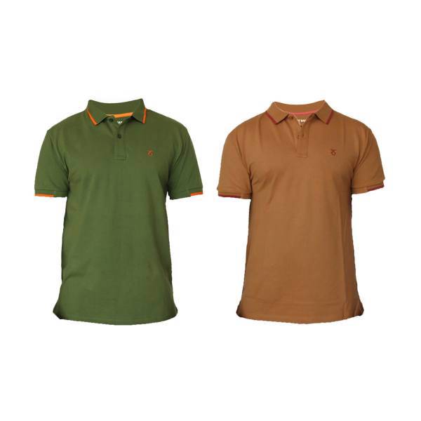 مجموعه دو عددی پلو شرت مردانه نکست بیسیکس مدل 717309 Coffeekale، Nextbasics 717309 Coffeekale Polo Shirt 2 pcs Set For Men