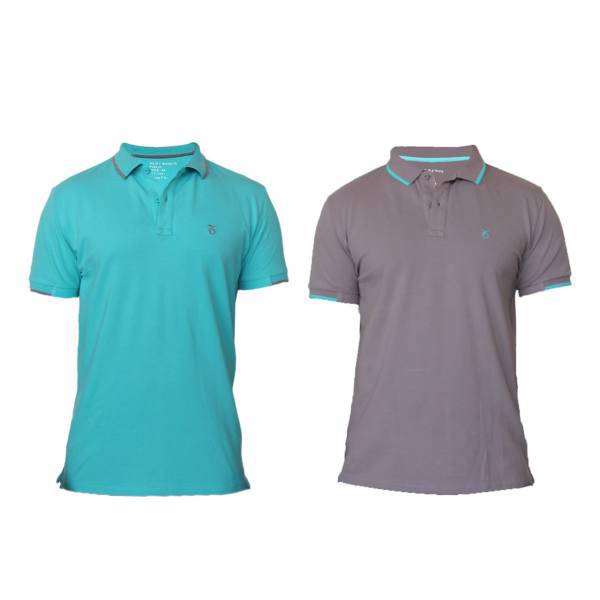 مجموعه دو عددی پلو شرت مردانه نکست بیسیکس مدل 717309 Greyshell، Nextbasics 717309 Greyshell Polo Shirt 2 pcs Set For Men