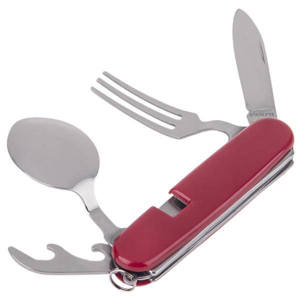 مجموعه قاشق و چنگال سفری 6 کاره، 6 Function Camping Cutlery Set