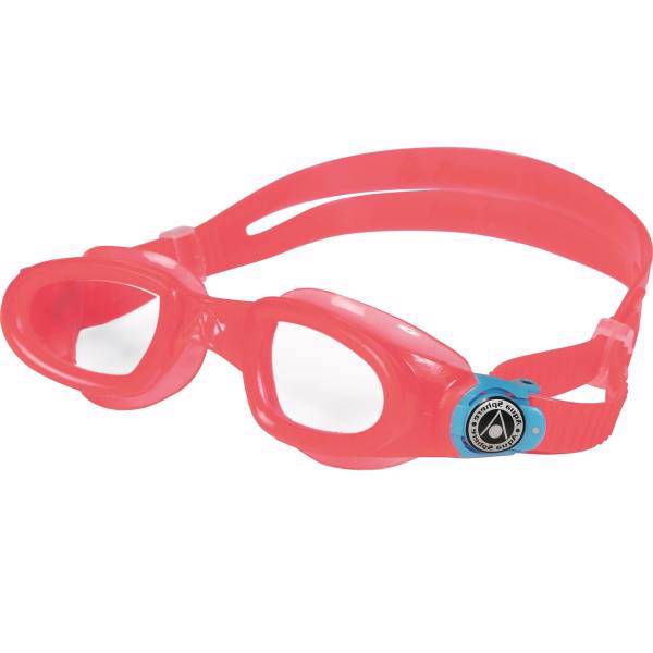 عینک شنای بچه گانه آکوا اسفیر مدل Moby Kid لنز شفاف، Aqua Sphere Moby Kid Clear Lens Swimming Goggles For Kids