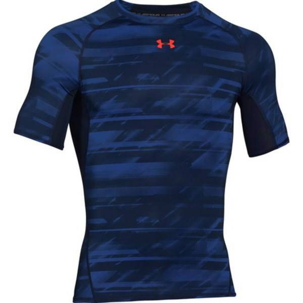 تی شرت مردانه آندر آرمور مدل UA Heatgear Printed Compression، Under Armour UA Heatgear Printed Compression For Men T-Shirt