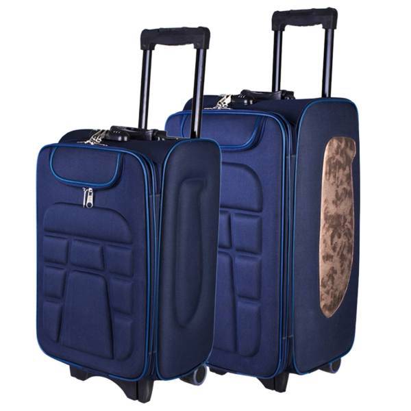 چمدان ولکان مدل A2 مجموعه دو عددی، Volkan A2 Luggage Set 2 Pcs