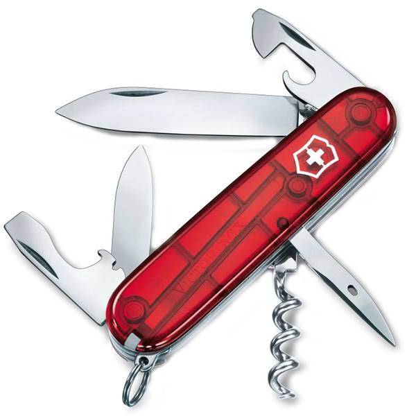 چاقوی ویکتورینوکس مدل Spartan Lite Red Trans کد 17804T، Victorinox Spartan Lite Red Trans 17804T Knife