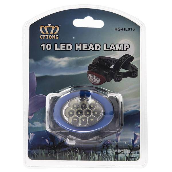 چراغ پیشانی CFTONG مدل HG-HL016 10 LED، CFTONG HG-HL016 10 LED Head Lamp