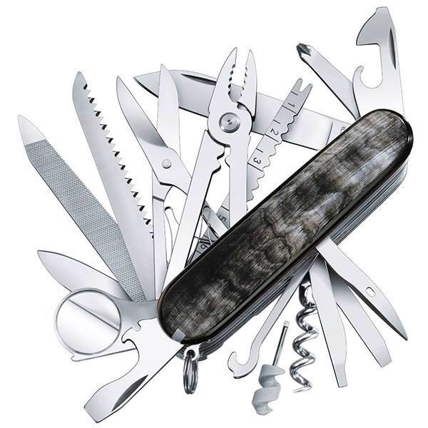 چاقوی ویکتورینوکس مدل Swiss Champ Horn کد 1679161، Victorinox Swiss Champ Horn 1679161 Knife