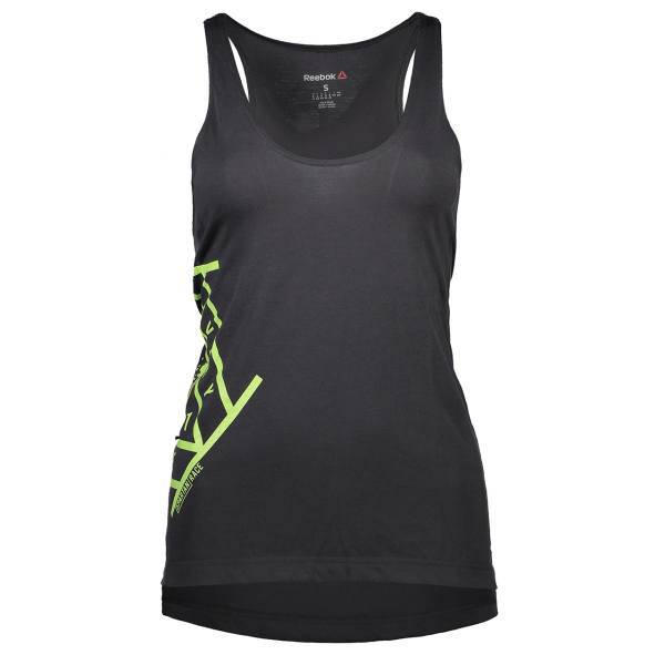 تاپ ورزشی زنانه ریباک مدل Spartan Fan Graphic، Reebok Spartan Fan Graphic Top For Women