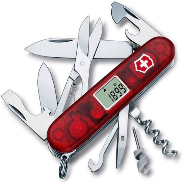 چاقوی ویکتورینوکس مدل Traveller Red Trans کد 13705AVT، Victorinox Traveller Red Trans 13705AVT Knife