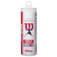 توپ اسکواش ویلسون مدل Staff یک نقطه قرمز بسته 3 عددی - Wilson Staff Single Red Dot Squash Balls Pack Of 3