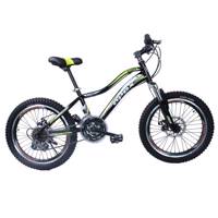 دوچرخه کوهستان اپکس کمک فنردار سایز 20 مدل Stars مشکی / سبز - Apex Bicycle STARS Series Size 20