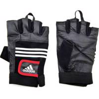 دستکش وزنه برداری چرمی آدیداس مدل ADGB-12124 Adidas Leather Lifting Gloves ADGB-12124