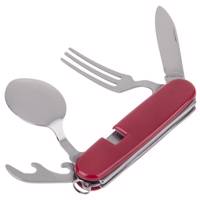 مجموعه قاشق و چنگال سفری 6 کاره 6 Function Camping Cutlery Set