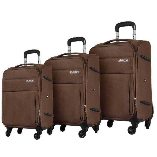 مجموعه سه عددی چمدان هوسنی مدل 3-8020، Hossoni 8020-3 Luggage 3 Pcs