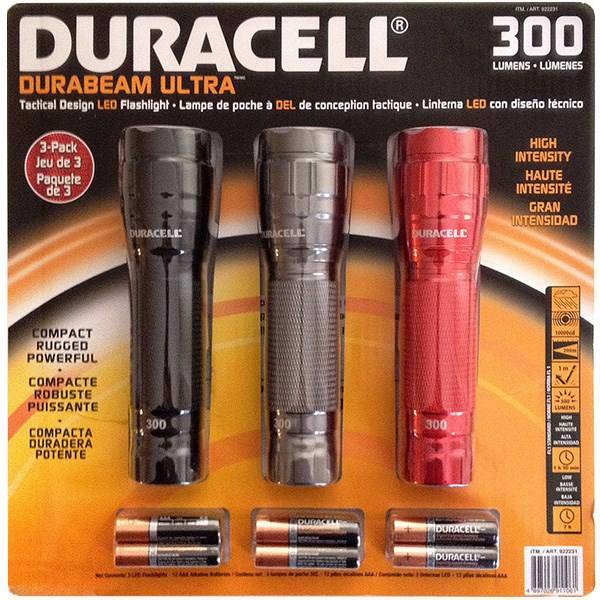 مجموعه سه عددی چراغ قوه دوراسل مدل Durabeam Ultra، Duracell Durabeam Ultra Pack Of Three