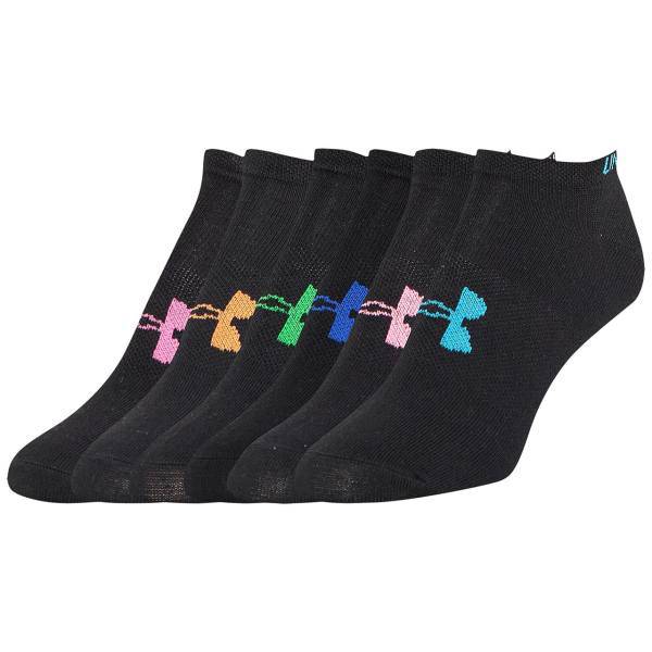 جوراب زنانه آندر آرمور مدل No Show بسته 6 عددی، Under Armour No Show Socks For Women Pack Of 6