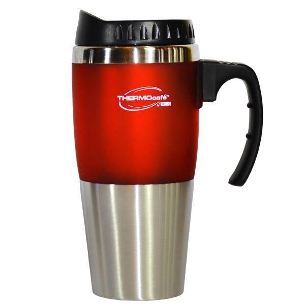 ماگ سفری ترموس مدل DF119Red ظرفیت 0.450 لیتر، Thermos DF119Red Travel Mug 0.450 Liter