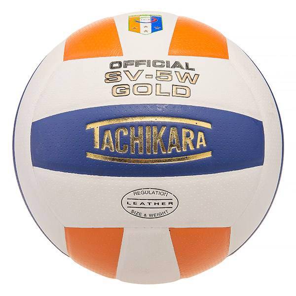 توپ والیبال Tachikara مدل Official Sv 5w Gold هلند، Tachikara Official Sv 5w Gold Netherland Volleyball