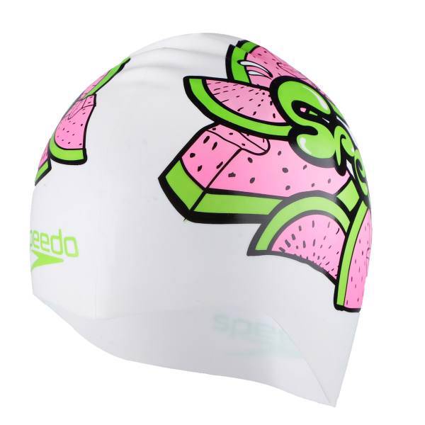 کلاه شنای اسپیدو مدل Junior Slogan Print، Speedo Junior Slogan Print Swimming Cap