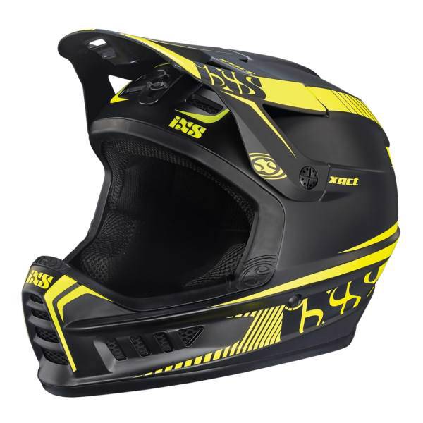 کلاه ایمنی دوچرخه آی ایکس اس مدل Xact Black Yellow-SM