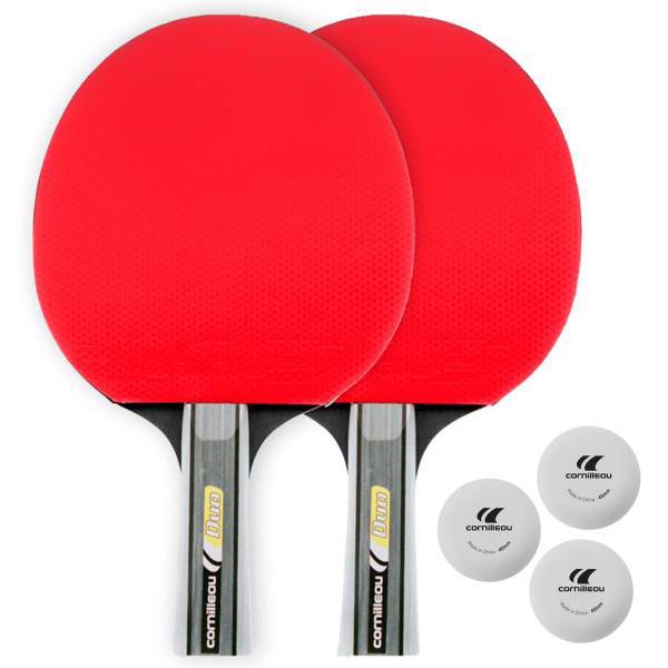 راکت پینگ پنگ کورنلیو مدل Pack Duo بسته 2 عددی، Cornilleau Pack Duo Ping Pong Racket Pack Of 2