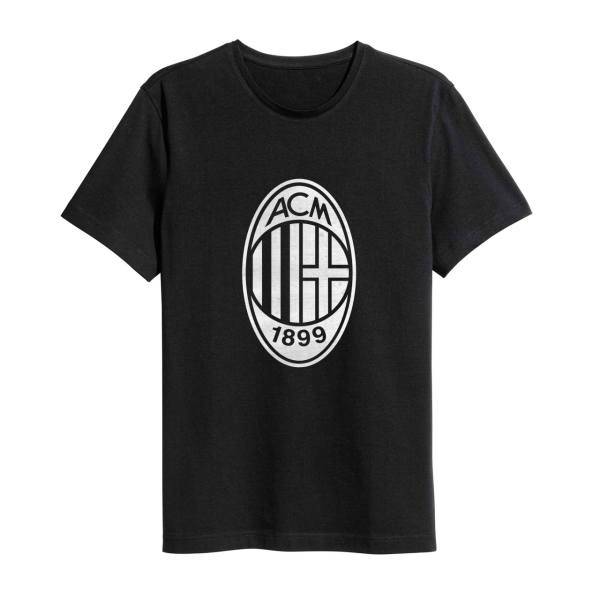 تی شرت نخی ورزشی ماسادیزان مدل آ ث میلان کد 214، Masa Design Tshirt A.C. Milan 214