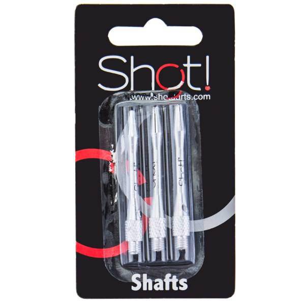 دم یدک دارت Shot مدل Shafts Alum Med Knuried کد SM3614 بسته 3 عددی، Shot Shafts Alum Med Knuried SM3614 Pack of 3 Sport Dart