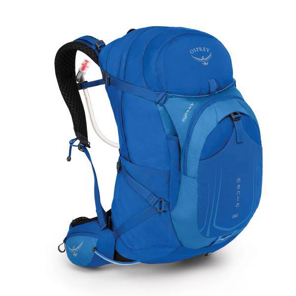 کوله پشتی آسپری مدل Manta AG 36 with Res Sonic Blue M/L، osprey Manta AG 36 with Res Sonic Blue M/L