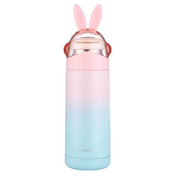 فلاسک Hello Dream مدل Colorful Rabbit ظرفیت 350 میلی لیتر