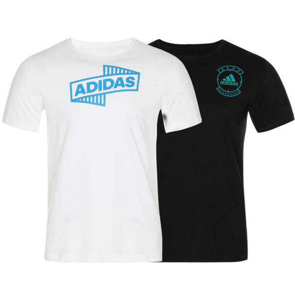 تی شرت مردانه آدیداس مدل Spring Frame بسته دو عددی، Adidas Spring Frame T-Shirt For Men Pack Of Two