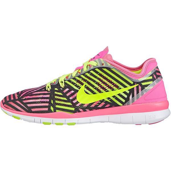 کفش مخصوص دویدن زنانه نایکی مدل Free 5.0 Tr Fit 5 Print کد 600-704695، Nike Free 5.0 Tr Fit 5 Print 704695-600 Women Running Shoes