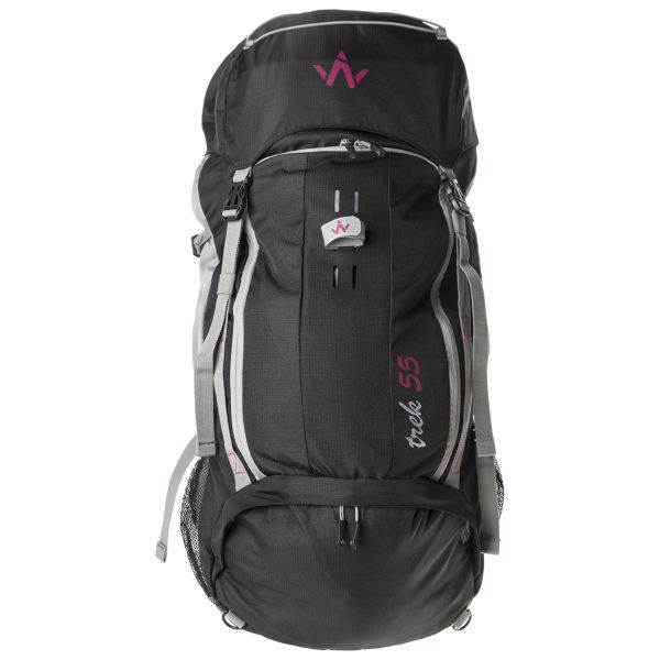 کوله پشتی کوهنوردی 55 لیتری وانابی مدل Trek 55، Wanabee Trek 55 Mountain Backpack 55 Litre