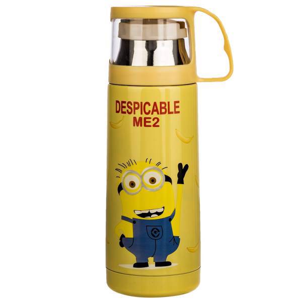 فلاسک کودک مدل Minion 18181 ظرفیت 350 میلی لیتر، Minion 18181 Baby Vacuum Bottle 350ml