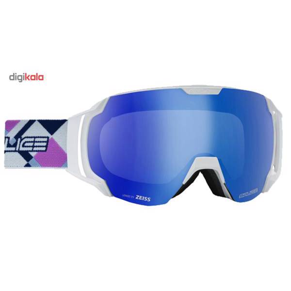عینک اسکی سالیچه مدل bianco rw Blu 619