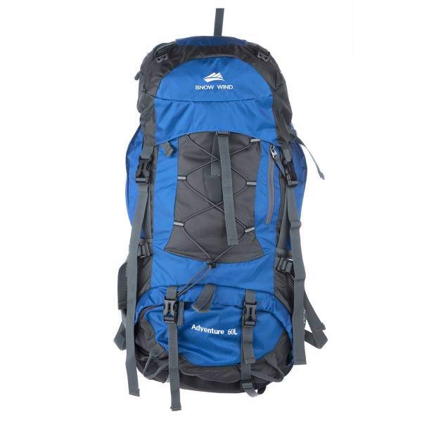 کوله پشتی کوهنوردی 60 لیتری اسنو ویند مدل Adventure، Snow Wind Adventure Mountain Backpack 60 Liter