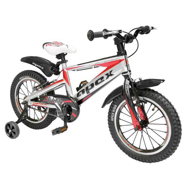 دوچرخه کوهستان اپکس سایز 16 مدل Fidelity نقره ای، Apex Bicycle Fidelity Size 16