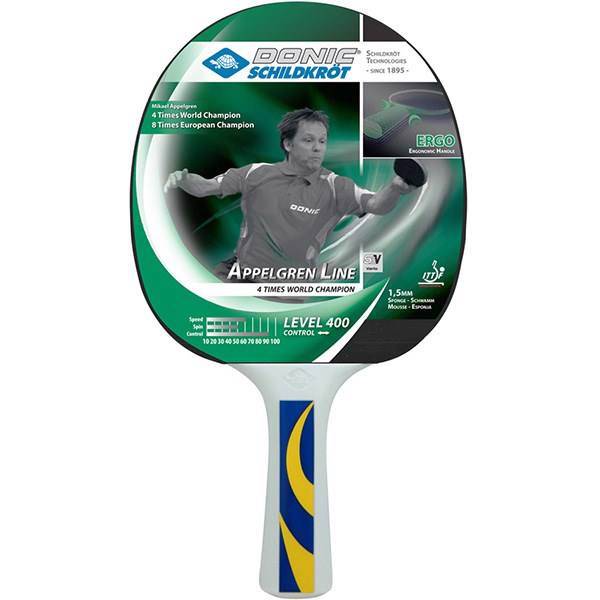 راکت پینگ پنگ دانیک شیلدکروت مدل Appelgren Line Level 400، Donic Schildkrot Appelgren Line Level 400 Ping Pong Racket