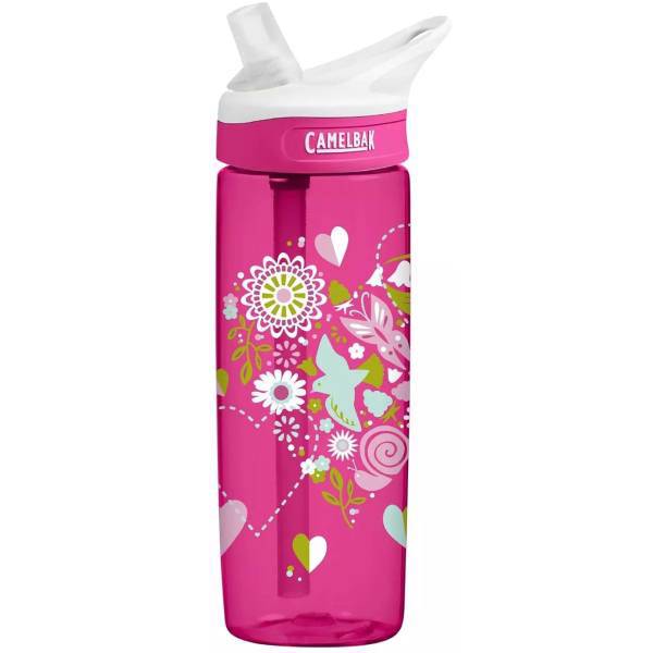 قمقمه کمل بک مدل Eddy Floral Hearts ظرفیت 0.6 لیتر، Camelbak Eddy Floral Hearts Water Bottle 0.6 Liter