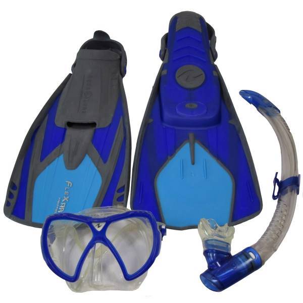 مجموعه اسنورکلینگ آکوالانگ مدل Flexar Travel Set XS-S، Aqualung Flexar Travel Set XS-S Snorkeling Set