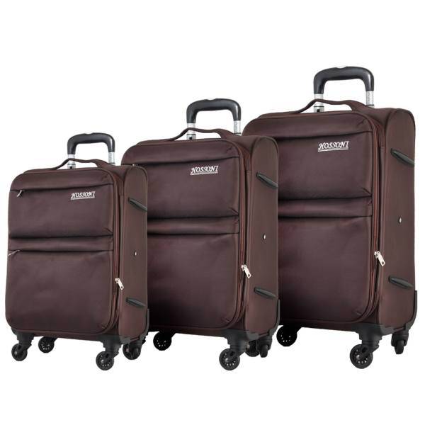 مجموعه سه عددی چمدان هوسنی مدل 3-8018، Hossoni 8018-3 Luggage 3 Pcs