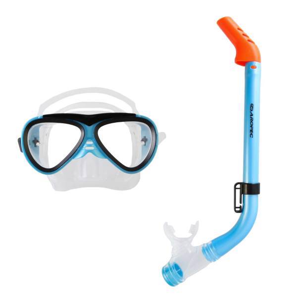 ماسک و اسنورکل شنای بچه گانه آروپک مدل Naughty Kid، Aropec Naughty Kid Swimming Mask and Snorkel for Kids