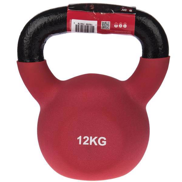 کتل بل اسکولپچر مدل Neoprene Dipped دوازده کیلوگرمی، Body Sculpture Neoprene Dipped Kettlebell 12 Kg